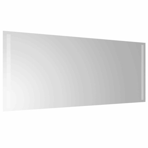 VidaXL Lustro łazienkowe LED przezroczysty 100 x 40 cm szkło hartowane