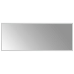 VidaXL Lustro łazienkowe LED przezroczysty 100 x 40 cm szkło hartowane
