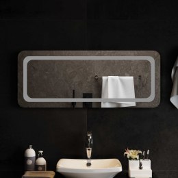 VidaXL Lustro łazienkowe LED przezroczysty 100 x 40 cm szkło hartowane