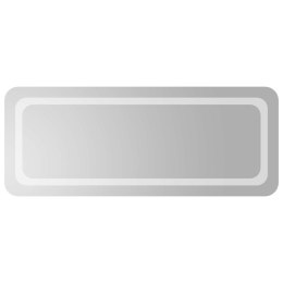 VidaXL Lustro łazienkowe LED przezroczysty 100 x 40 cm szkło hartowane