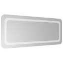 VidaXL Lustro łazienkowe LED przezroczysty 100 x 40 cm szkło hartowane