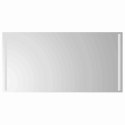 VidaXL Lustro łazienkowe LED przezroczysty 100 x 50 cm szkło hartowane