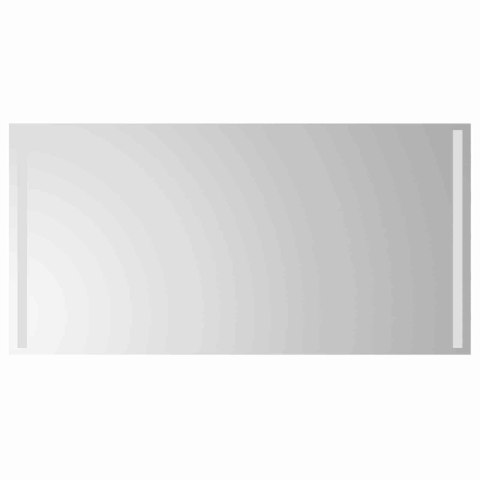 VidaXL Lustro łazienkowe LED przezroczysty 100 x 50 cm szkło hartowane