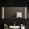 VidaXL Lustro łazienkowe LED przezroczysty 100 x 50 cm szkło hartowane