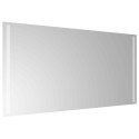 VidaXL Lustro łazienkowe LED przezroczysty 100 x 50 cm szkło hartowane