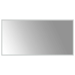 VidaXL Lustro łazienkowe LED przezroczysty 100 x 50 cm szkło hartowane