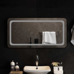 VidaXL Lustro łazienkowe LED przezroczysty 100 x 50 cm szkło hartowane