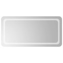 VidaXL Lustro łazienkowe LED przezroczysty 100 x 50 cm szkło hartowane