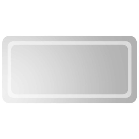 VidaXL Lustro łazienkowe LED przezroczysty 100 x 50 cm szkło hartowane