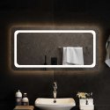 VidaXL Lustro łazienkowe LED przezroczysty 100 x 50 cm szkło hartowane