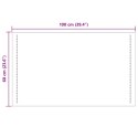 VidaXL Lustro łazienkowe LED przezroczysty 100 x 60 cm szkło hartowane