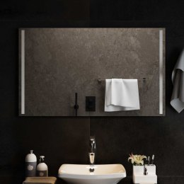 VidaXL Lustro łazienkowe LED przezroczysty 100 x 60 cm szkło hartowane