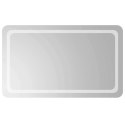 VidaXL Lustro łazienkowe LED przezroczysty 100 x 60 cm szkło hartowane