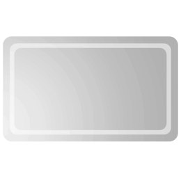 VidaXL Lustro łazienkowe LED przezroczysty 100 x 60 cm szkło hartowane