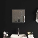 LUSTRO ŁAZIENKOWE LED PRZEZROCZYSTY 40 X 40 CM SZKŁO HARTOWANE