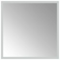 LUSTRO ŁAZIENKOWE LED PRZEZROCZYSTY 40 X 40 CM SZKŁO HARTOWANE