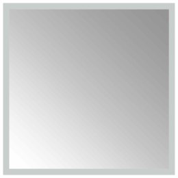 VidaXL Lustro łazienkowe LED przezroczysty 40 x 40 cm szkło hartowane