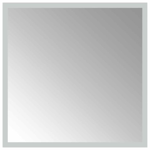LUSTRO ŁAZIENKOWE LED PRZEZROCZYSTY 40 X 40 CM SZKŁO HARTOWANE