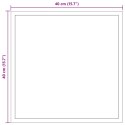 LUSTRO ŁAZIENKOWE LED PRZEZROCZYSTY 40 X 40 CM SZKŁO HARTOWANE