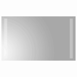VidaXL Lustro łazienkowe LED przezroczysty 50 x 30 cm szkło hartowane