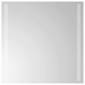 VidaXL Lustro łazienkowe LED przezroczysty 50 x 50 cm szkło hartowane