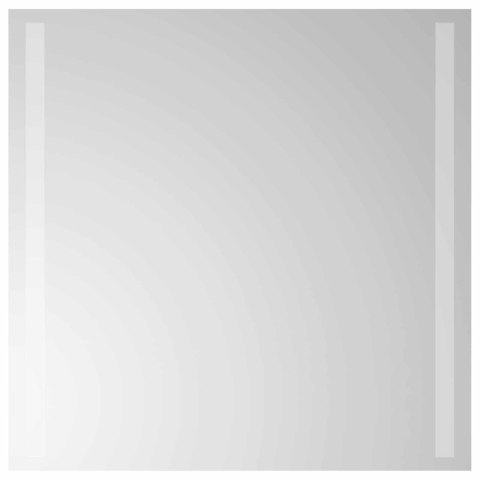 VidaXL Lustro łazienkowe LED przezroczysty 50 x 50 cm szkło hartowane