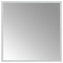 VidaXL Lustro łazienkowe LED przezroczysty 50 x 50 cm szkło hartowane