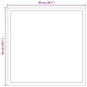 VidaXL Lustro łazienkowe LED przezroczysty 50 x 50 cm szkło hartowane