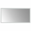 LUSTRO ŁAZIENKOWE LED PRZEZROCZYSTY 60 X 30 CM SZKŁO HARTOWANE