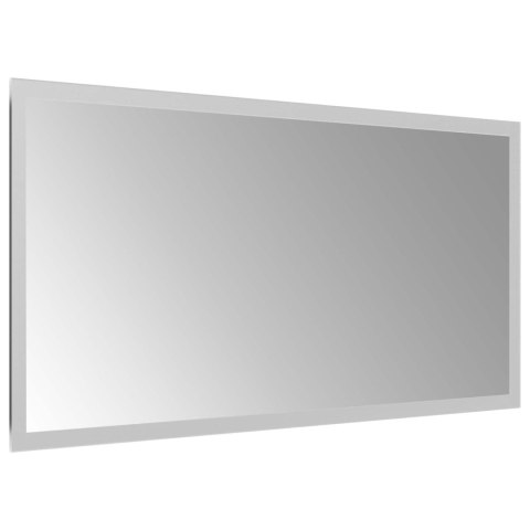 LUSTRO ŁAZIENKOWE LED PRZEZROCZYSTY 60 X 30 CM SZKŁO HARTOWANE