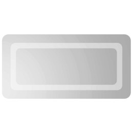 VidaXL Lustro łazienkowe LED przezroczysty 60 x 30 cm szkło hartowane