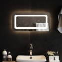 VidaXL Lustro łazienkowe LED przezroczysty 60 x 30 cm szkło hartowane
