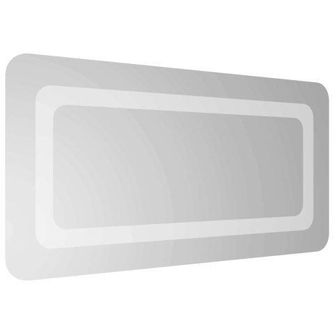 VidaXL Lustro łazienkowe LED przezroczysty 60 x 30 cm szkło hartowane