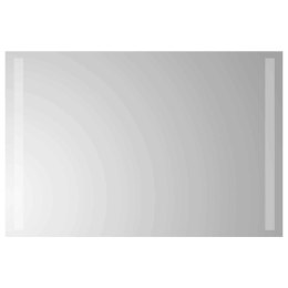 VidaXL Lustro łazienkowe LED przezroczysty 60 x 40 cm szkło hartowane
