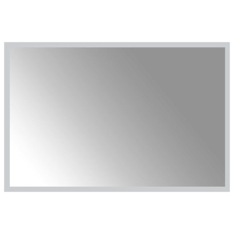 VidaXL Lustro łazienkowe LED przezroczysty 60 x 40 cm szkło hartowane