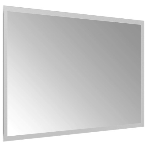 VidaXL Lustro łazienkowe LED przezroczysty 60 x 40 cm szkło hartowane
