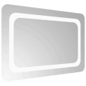 LUSTRO ŁAZIENKOWE LED PRZEZROCZYSTY 60 X 40 CM SZKŁO HARTOWANE