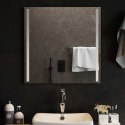 VidaXL Lustro łazienkowe LED przezroczysty 60 x 60 cm szkło hartowane