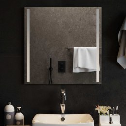 VidaXL Lustro łazienkowe LED przezroczysty 60 x 60 cm szkło hartowane