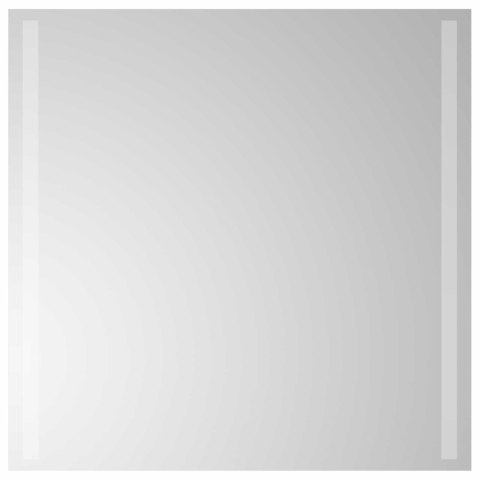 VidaXL Lustro łazienkowe LED przezroczysty 60 x 60 cm szkło hartowane