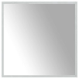 VidaXL Lustro łazienkowe LED przezroczysty 60 x 60 cm szkło hartowane
