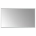 LUSTRO ŁAZIENKOWE LED PRZEZROCZYSTY 70 X 40 CM SZKŁO HARTOWANE