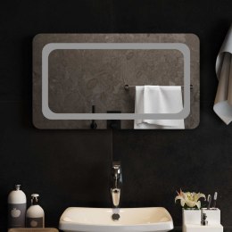 VidaXL Lustro łazienkowe LED przezroczysty 70 x 40 cm szkło hartowane