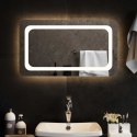 VidaXL Lustro łazienkowe LED przezroczysty 70 x 40 cm szkło hartowane