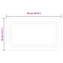 VidaXL Lustro łazienkowe LED przezroczysty 70 x 40 cm szkło hartowane