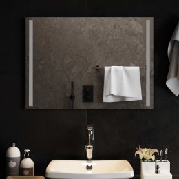 VidaXL Lustro łazienkowe LED przezroczysty 70 x 50 cm szkło hartowane
