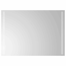 VidaXL Lustro łazienkowe LED przezroczysty 70 x 50 cm szkło hartowane