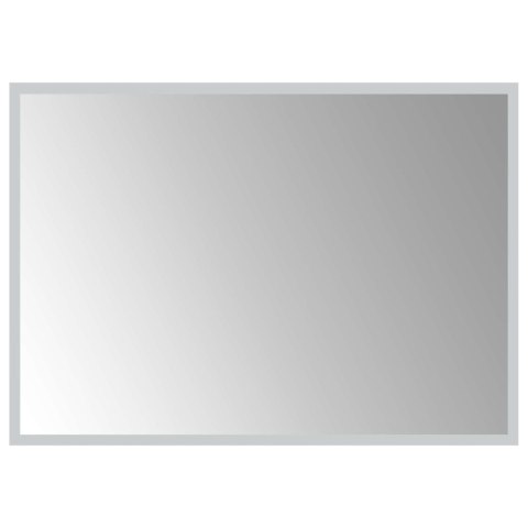 VidaXL Lustro łazienkowe LED przezroczysty 70 x 50 cm szkło hartowane