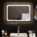 VidaXL Lustro łazienkowe LED przezroczysty 70 x 50 cm szkło hartowane