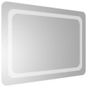 VidaXL Lustro łazienkowe LED przezroczysty 70 x 50 cm szkło hartowane